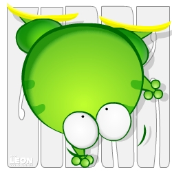 搞笑可爱的绿豆蛙星座图片7